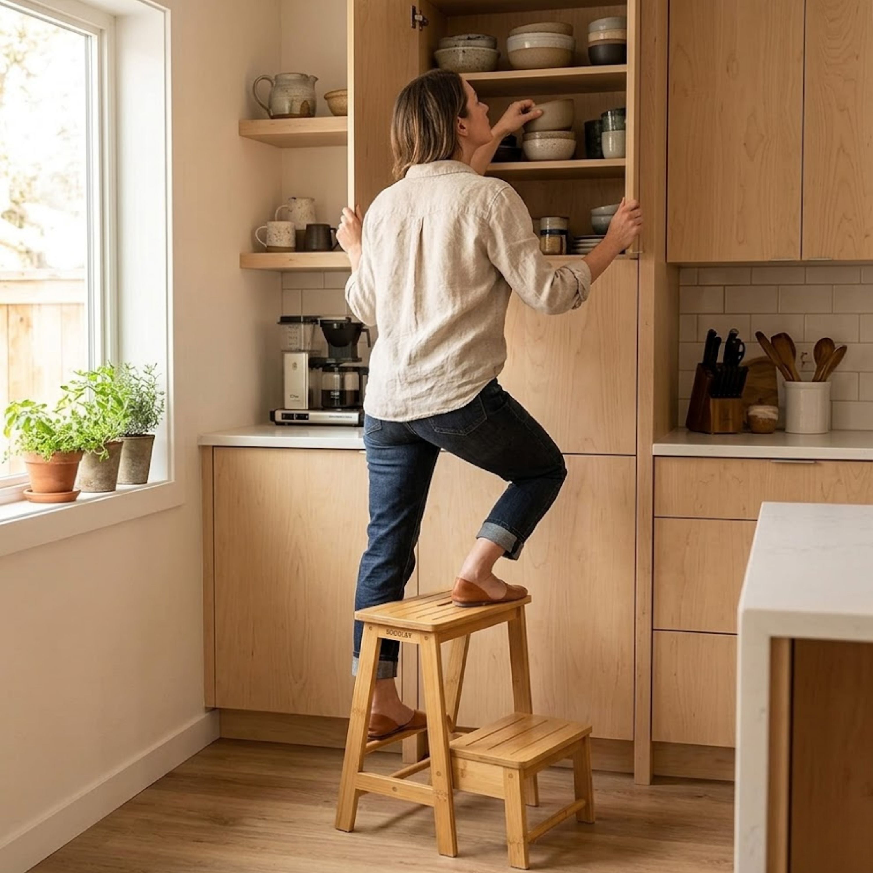 Inklapbaar houten opstapje: waar je op let bij veilig en praktisch gebruik