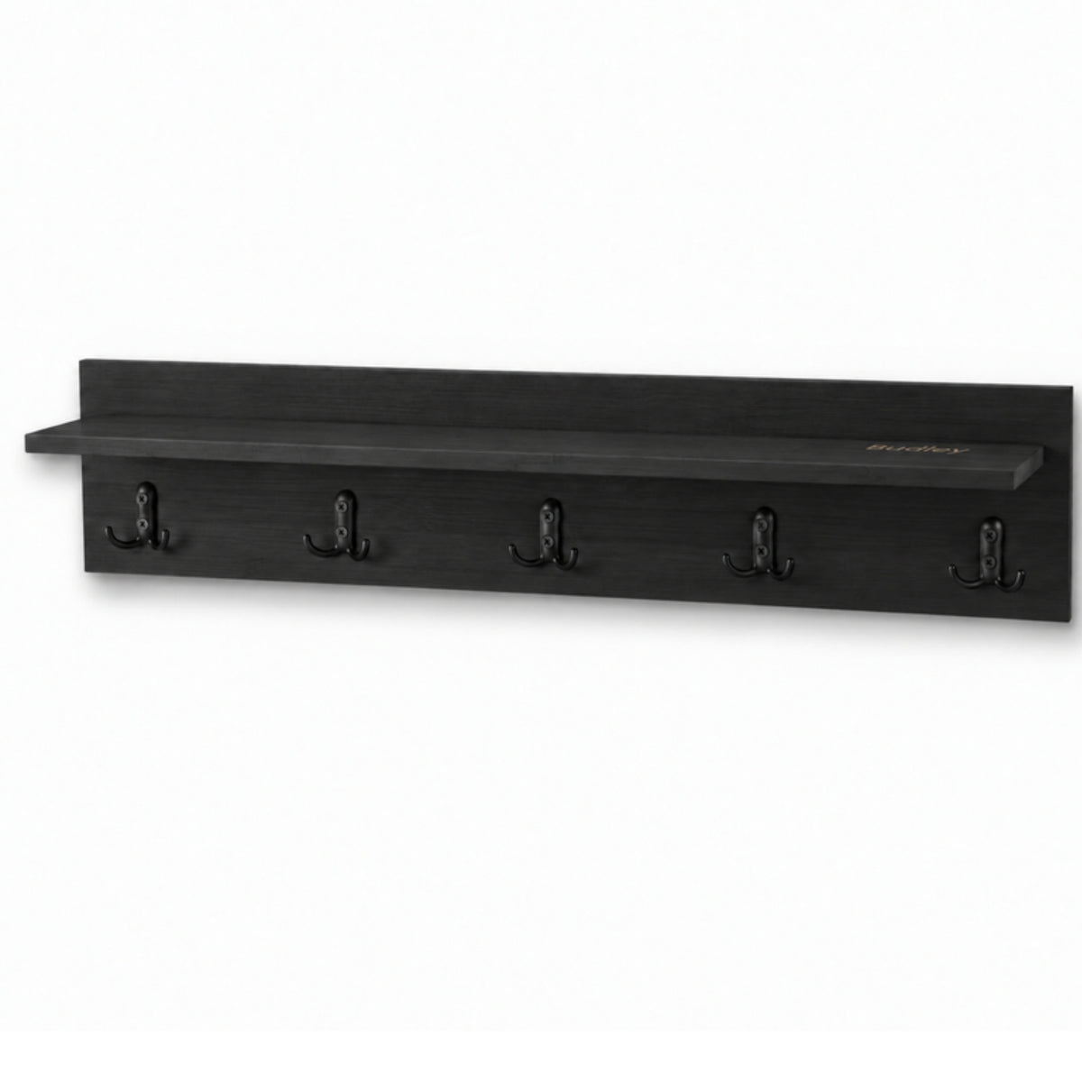 Kapstok Canopy met plank zwart