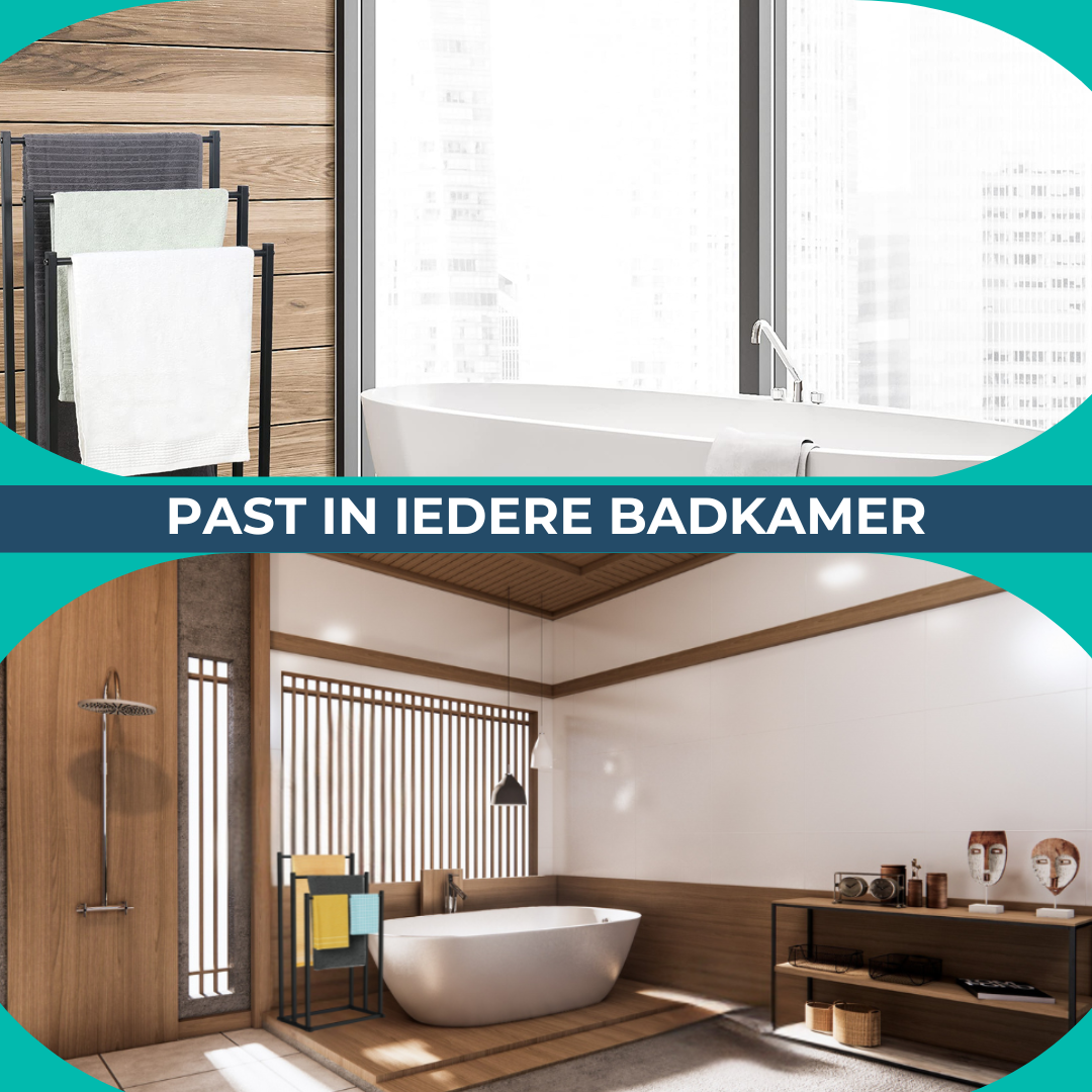 Handdoekrek Zwart | 44cm