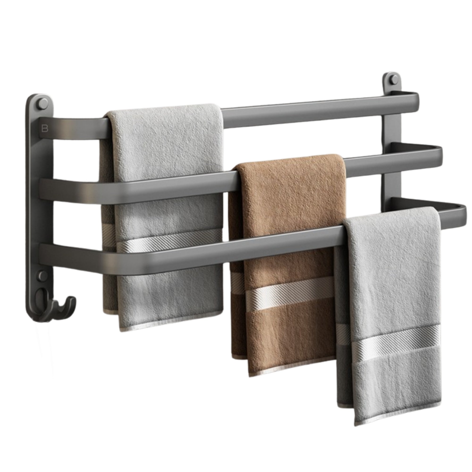 Handdoekrek Muur - 60cm breed - Badkamer