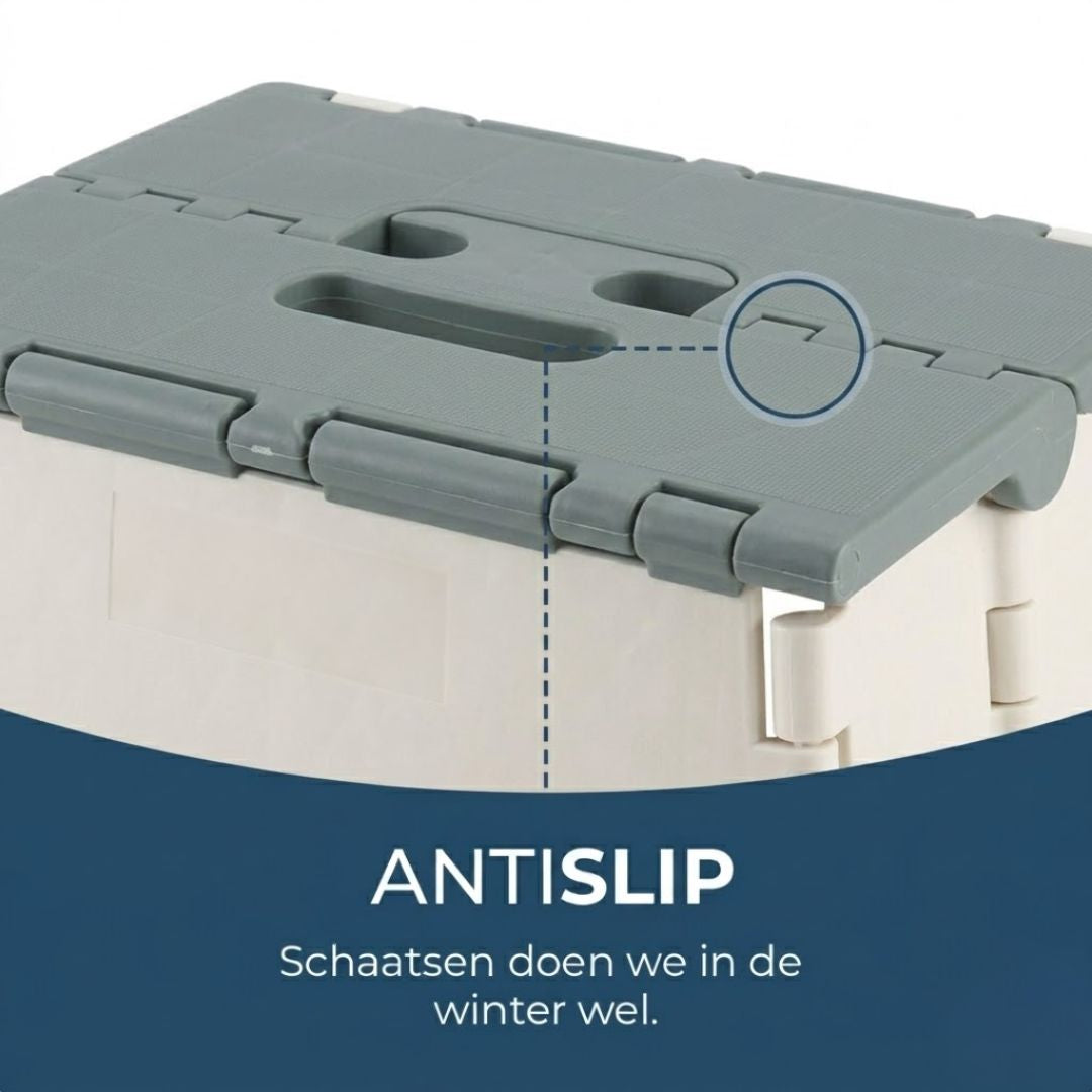 Inklapbaar Groen Opstapje| Hoogte 27cm| Multi inzetbaar
