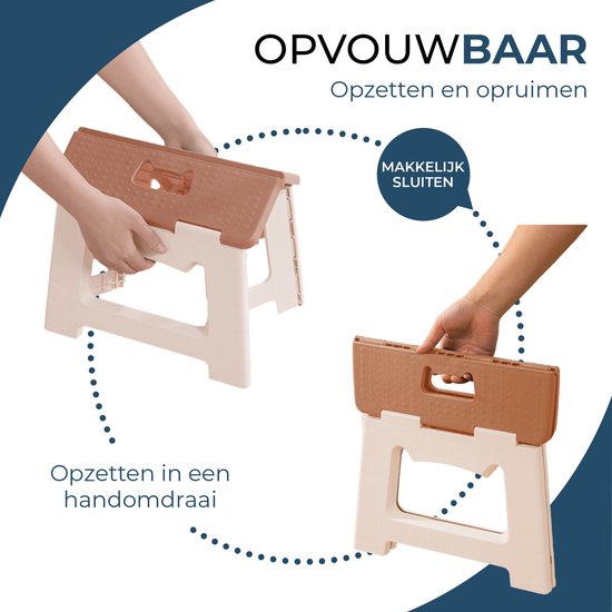 Inklapbaar Opstapje | Hoogte 22,5cm