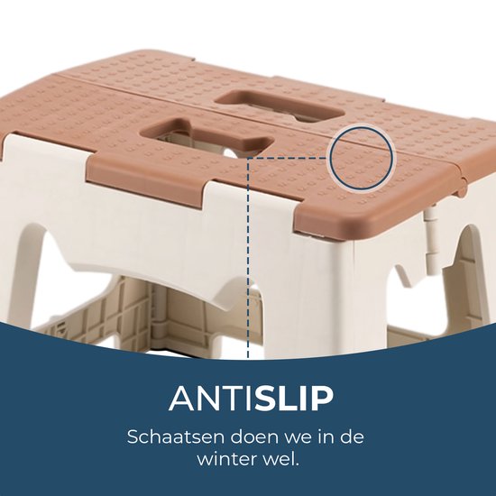 Inklapbaar Opstapje | Hoogte 22,5cm