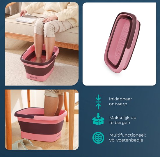 Voetenbad Inklapbaar | Roze