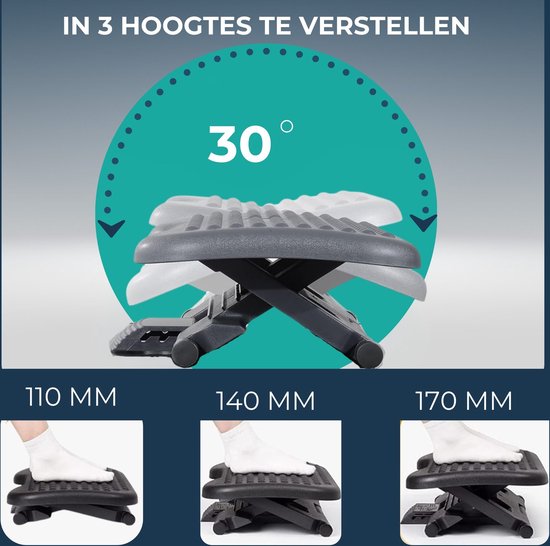 Voetensteun FlexEase | Verstelbaar in 3 hoogtes