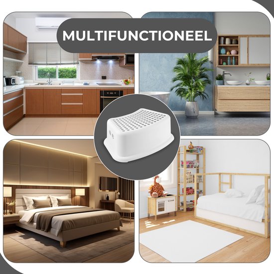 Opstapje Wit | Ideaal voor kinderen|