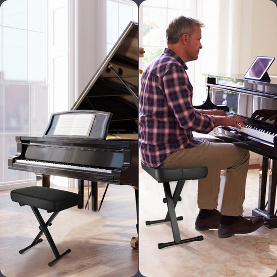 Pianokruk | Verstelbaar en inklapbaar