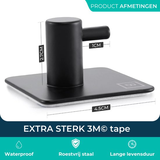 Zelfklevende ophanghaken | 6 stuks