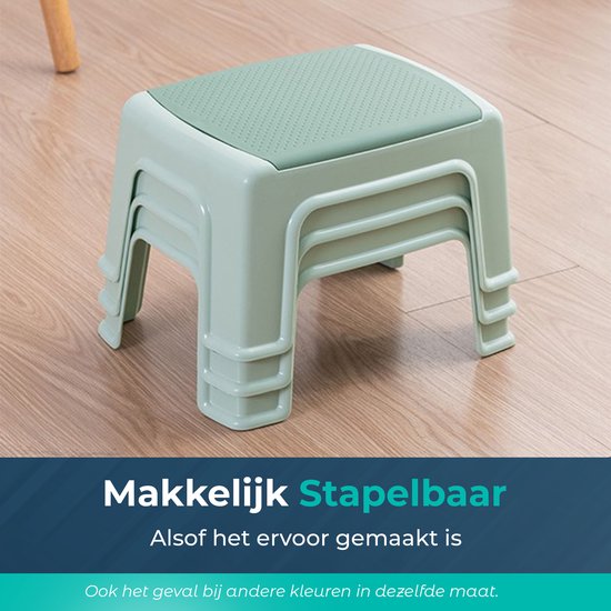 Opstapje Blauw| Hoogte 21cm| Ideaal voor kinderen