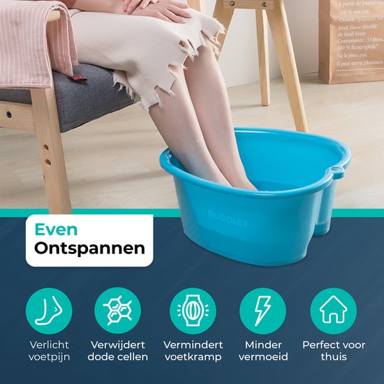 Voetenbad Blauw | Extra diep