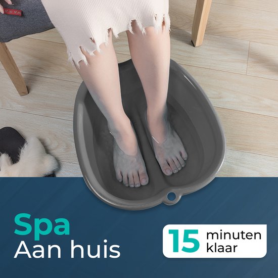 Voetenbad Grijs | Extra diep