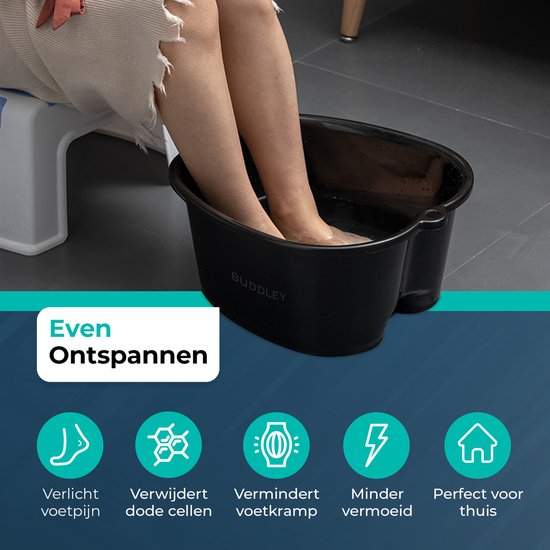 Voetenbad Zwart | Extra diep