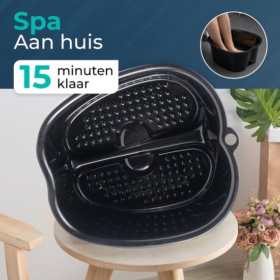 Voetenbad Zwart | Extra diep