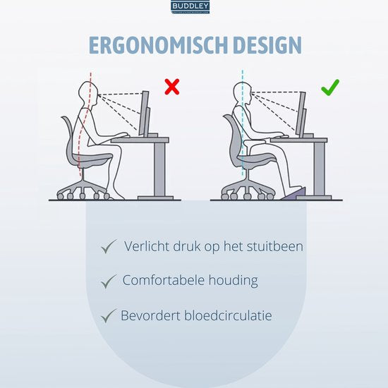 Voetensteun Bureau SET (2x) Kantoor - Ergonomische Voetensteun