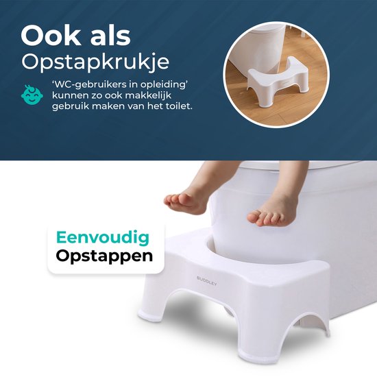 Toiletkrukje Wit | Maat M