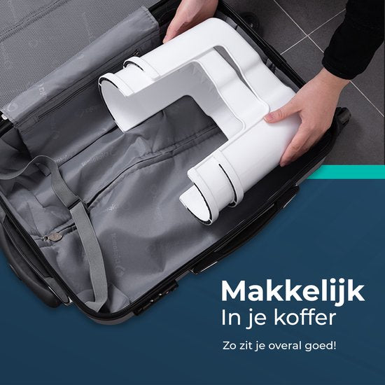 Stapelbaar Wit Toiletkrukje | Maat M