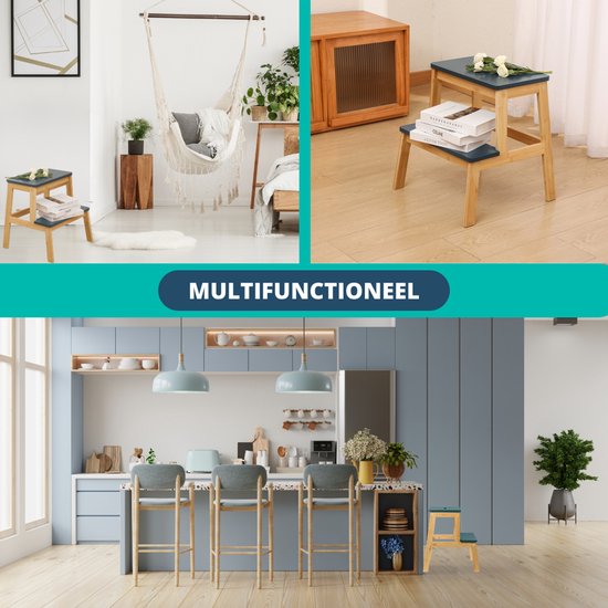 Opstapje | Blauw Bamboe