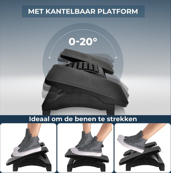 Voetensteun | Verstelbaar en met kantel plateau