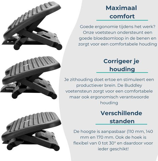 Voetensteun FlexEase | Verstelbaar in 3 hoogtes