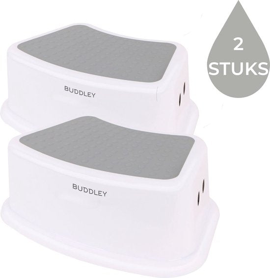 BUDDLEY Step Stool Children SET 2x Step Stool Children Stool Bathroom Children Step Stool