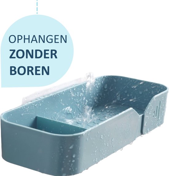 Doucherek Zonder Boren - Badkamer rek - Doucherek Hangend - Doucherekje - Douchemand Hangend - Planchet Badkamer