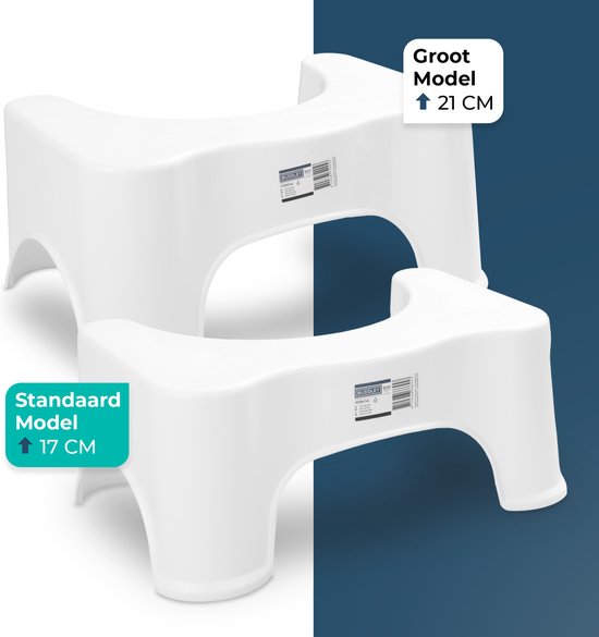 Toiletkrukje Wit | Maat M