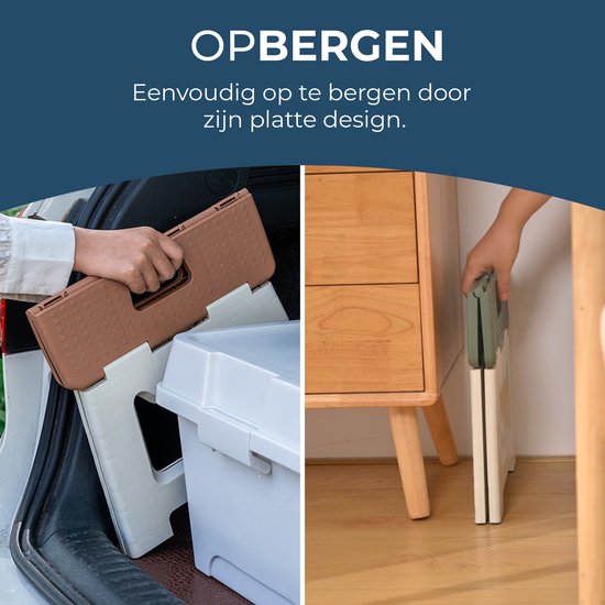 Inklapbaar Opstapje | Hoogte 22,5cm