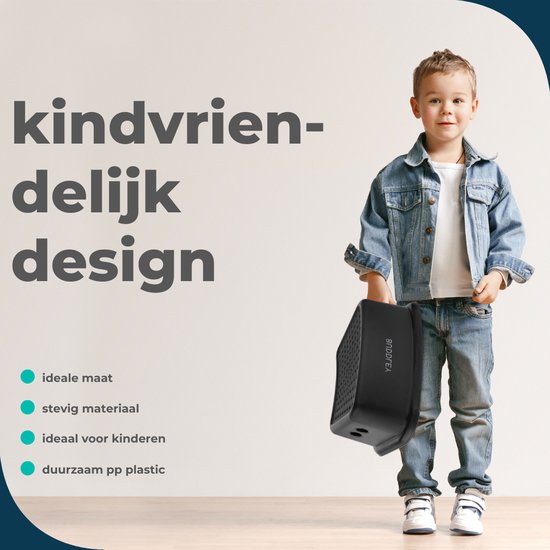 Opstapje Zwart | Set van twee