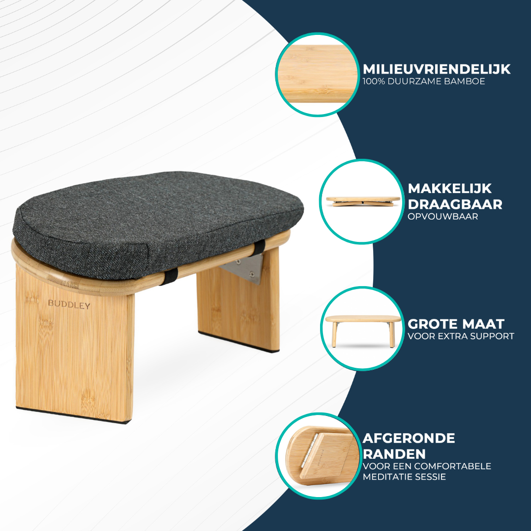 Meditatiebankje - inklapbaar