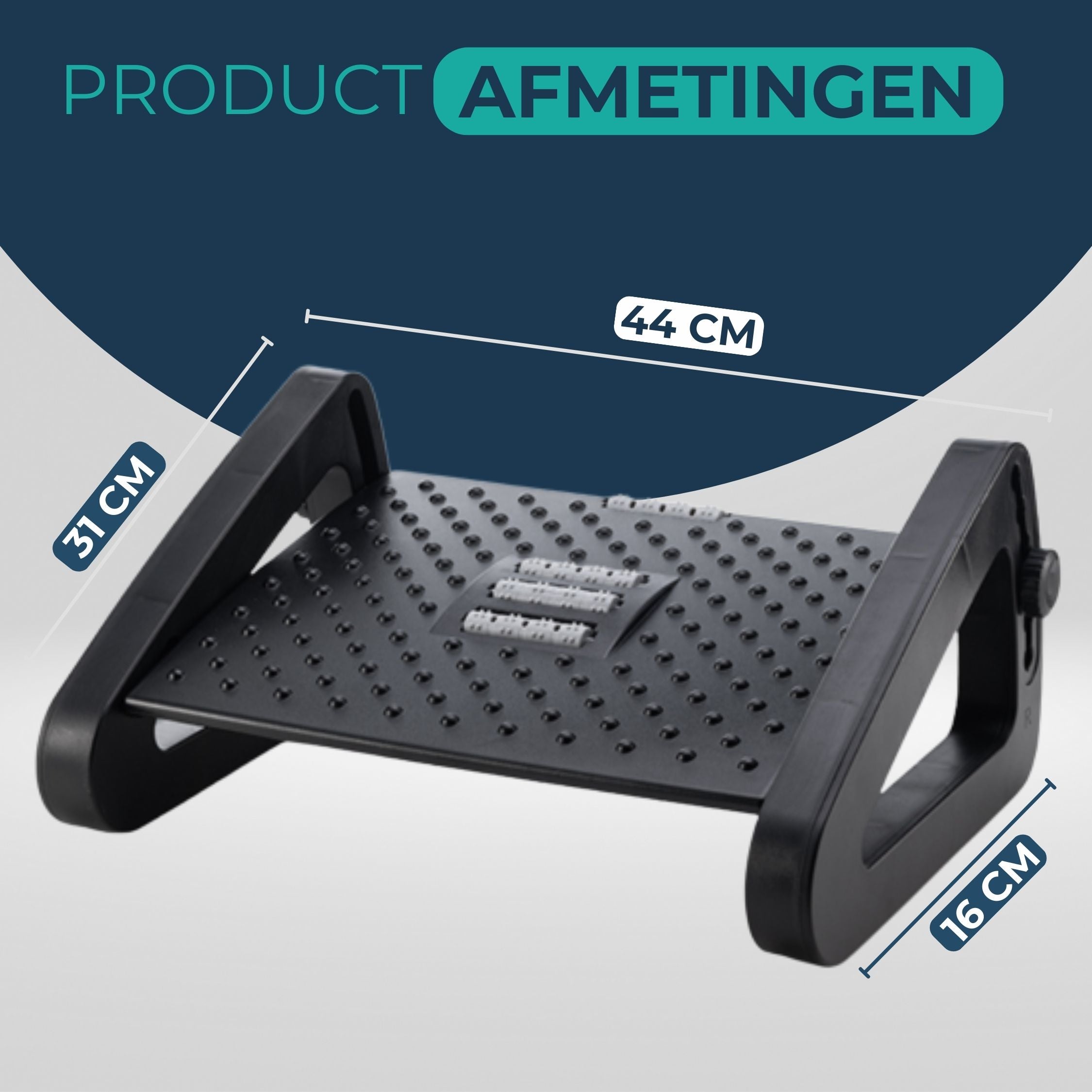 Voetensteun Verstelbaar | SET van twee stuks