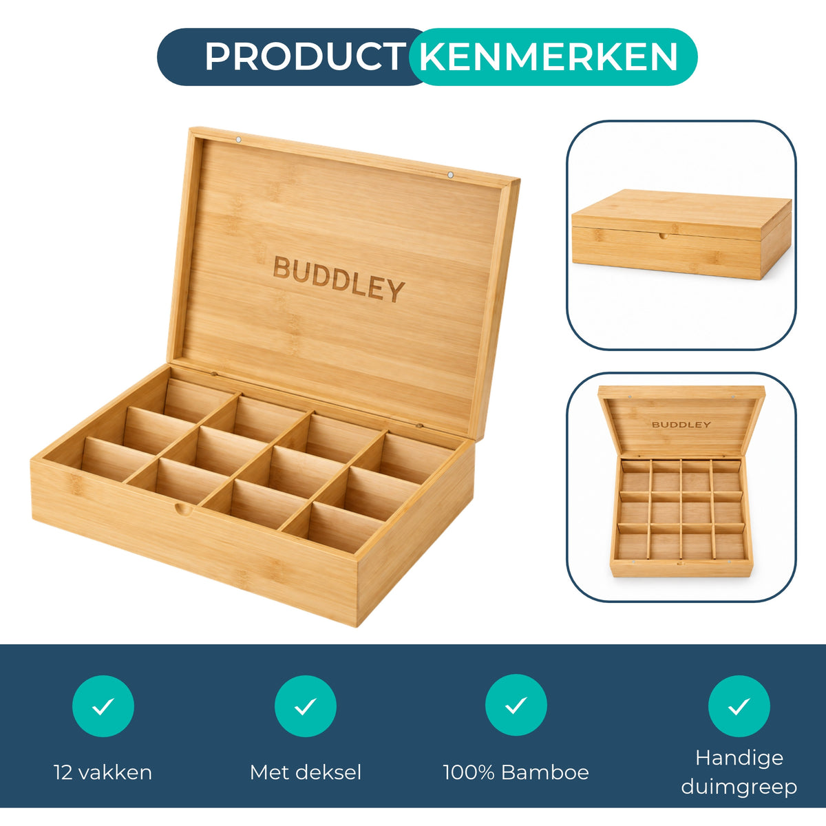 BUDDLEY Theedoos Assam 12 vakken