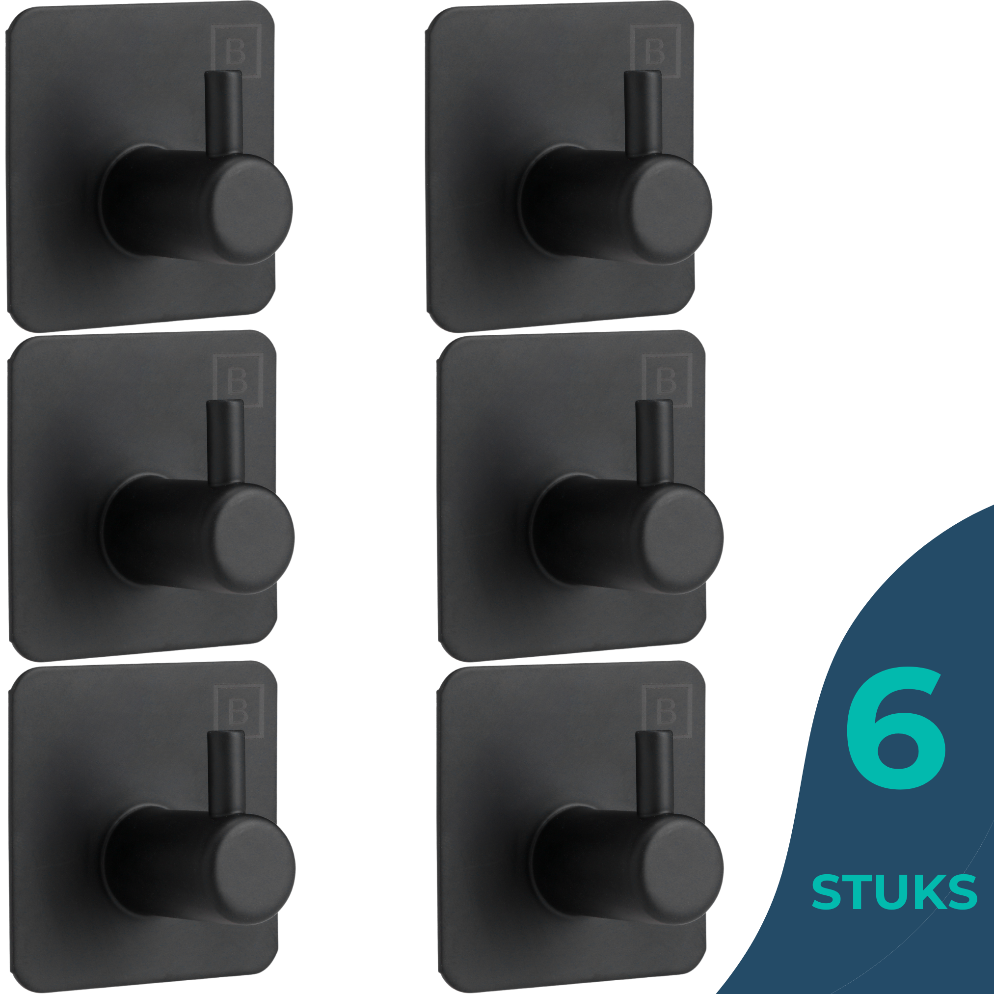 Zelfklevende ophanghaken | 6 stuks