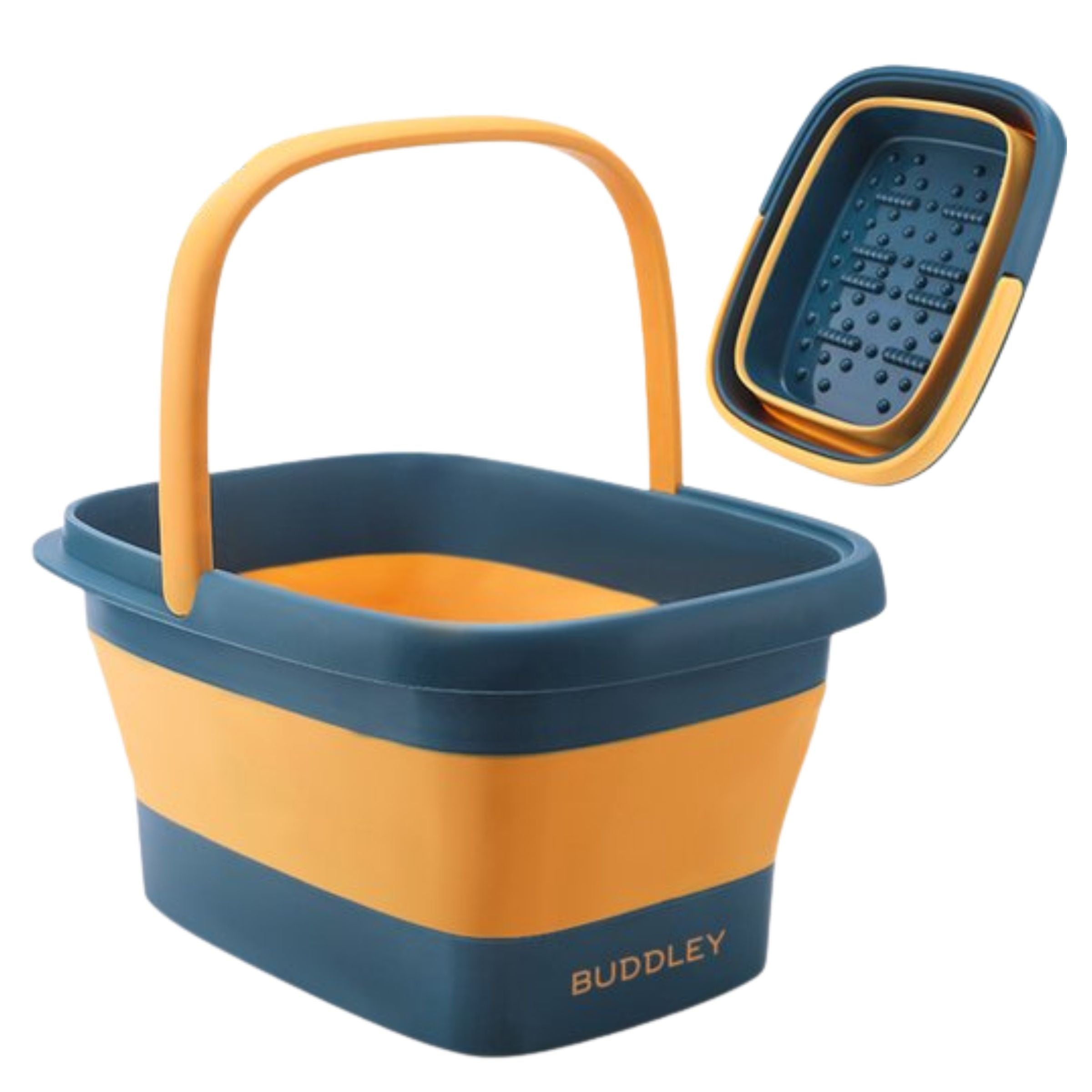 Voetenbad Inklapbaar | Blauw Geel