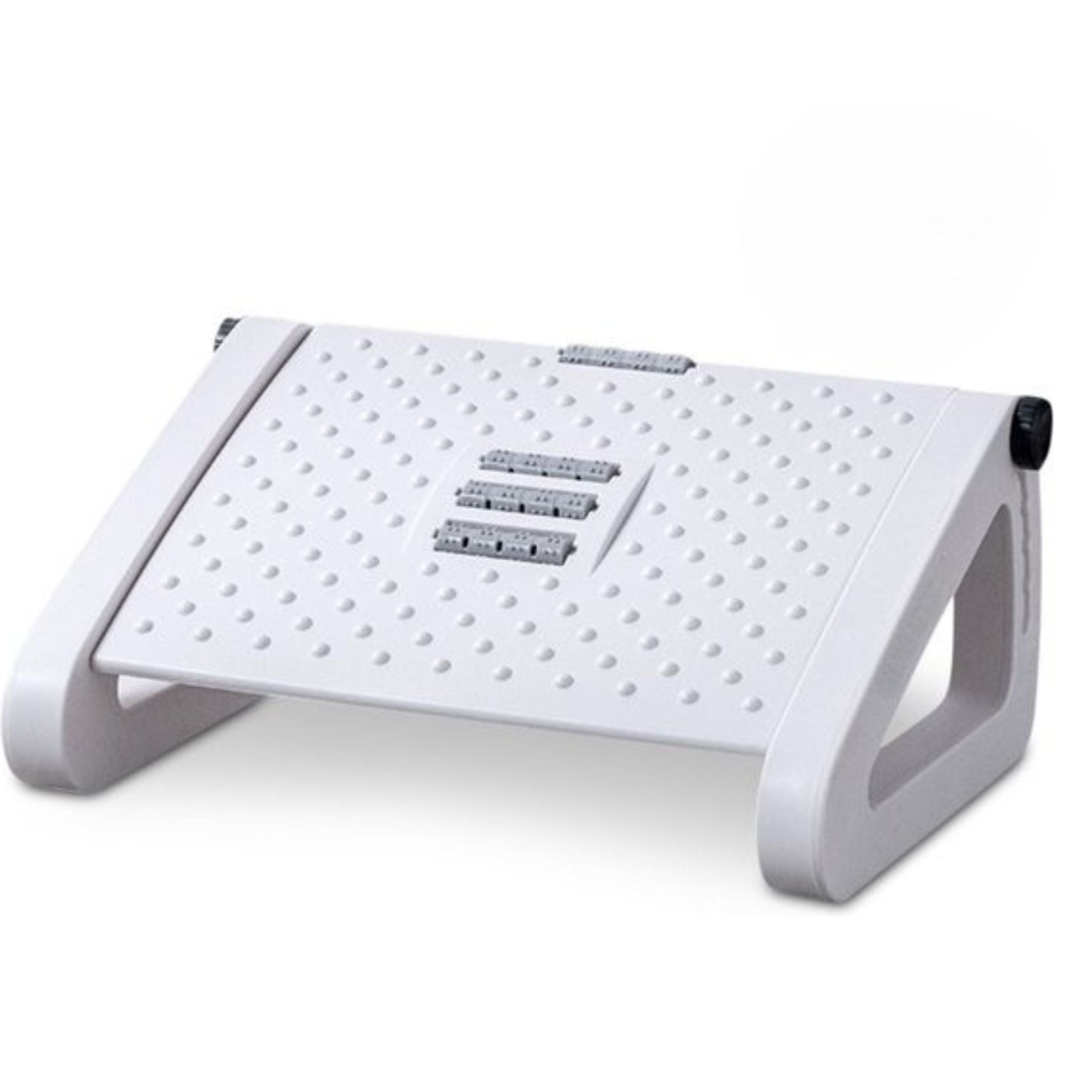Footrest Adjustable White | Footstool Desk Ergonomic