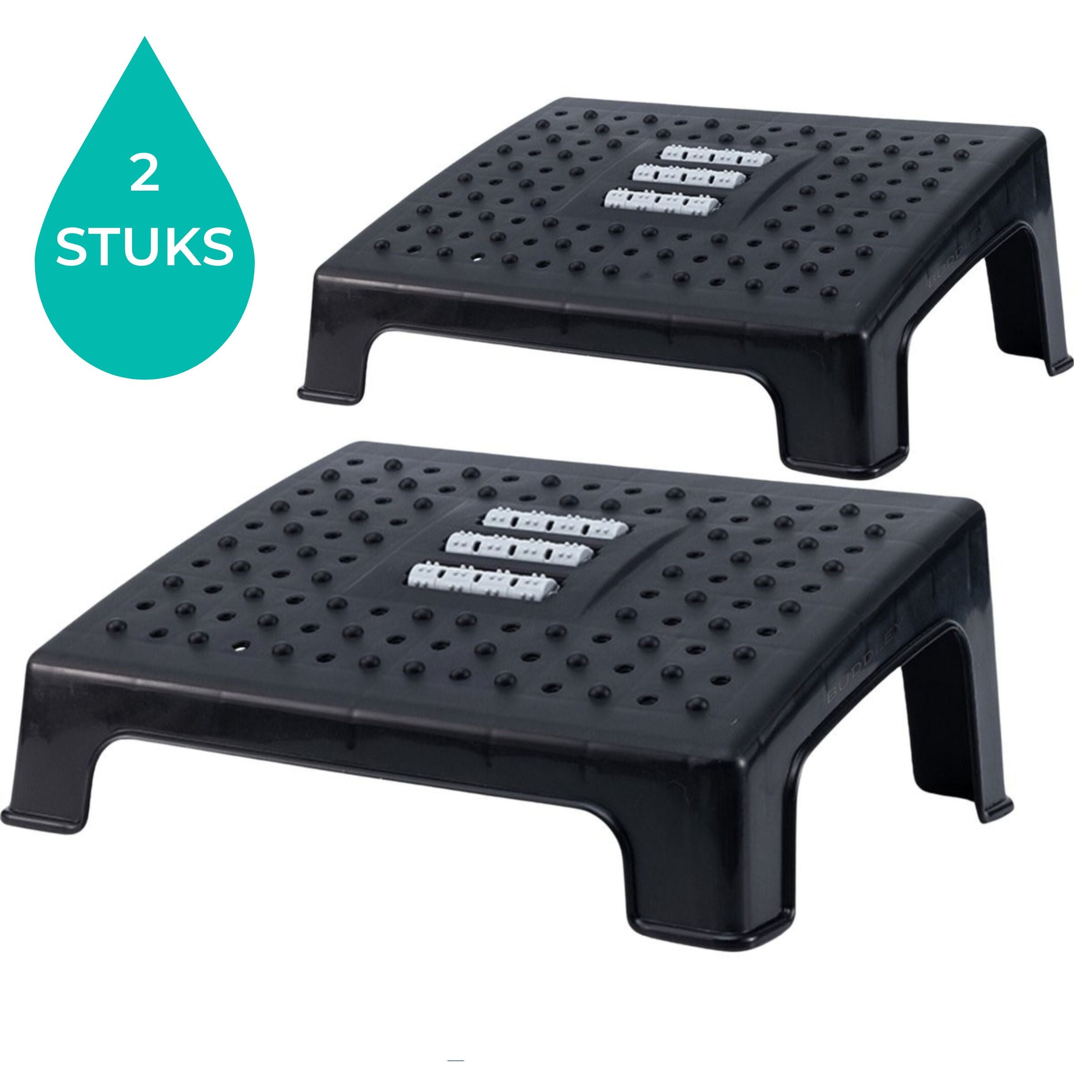 Footrest Desk SET (2x) Office - Ergonomic Footrest