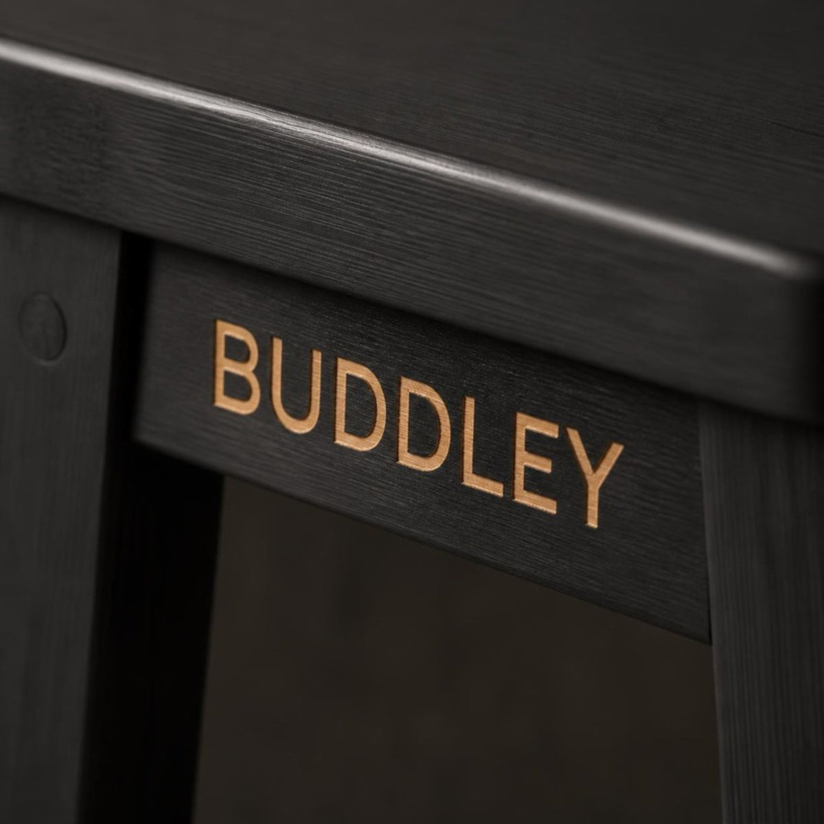 BUDDLEY Bamboe Opstapje FlipEase zwart