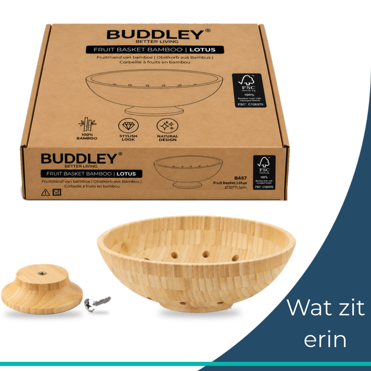 BUDDLEY Fruitmand Lotus