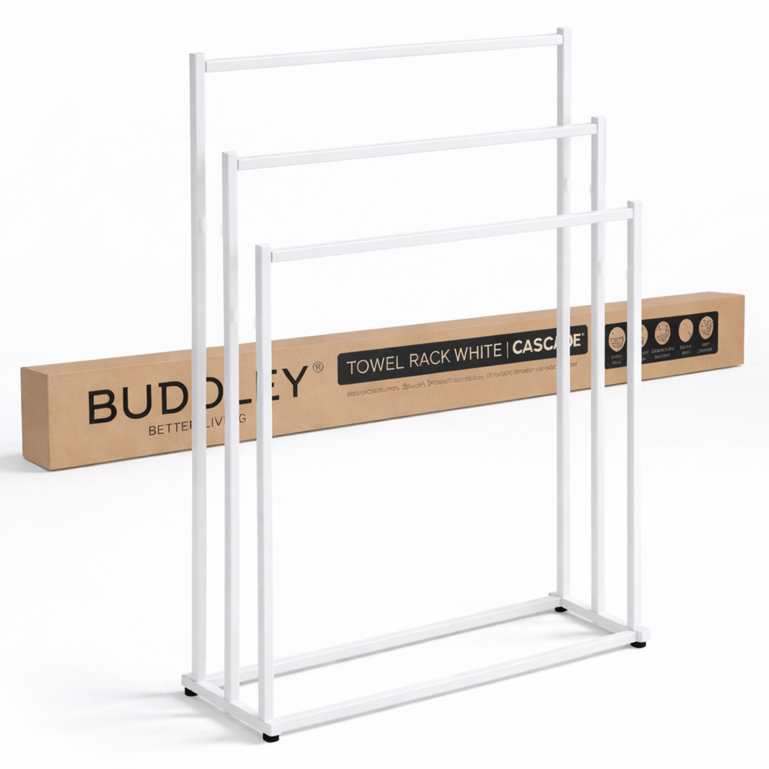 Handdoekrek - Wit - 60cm breed