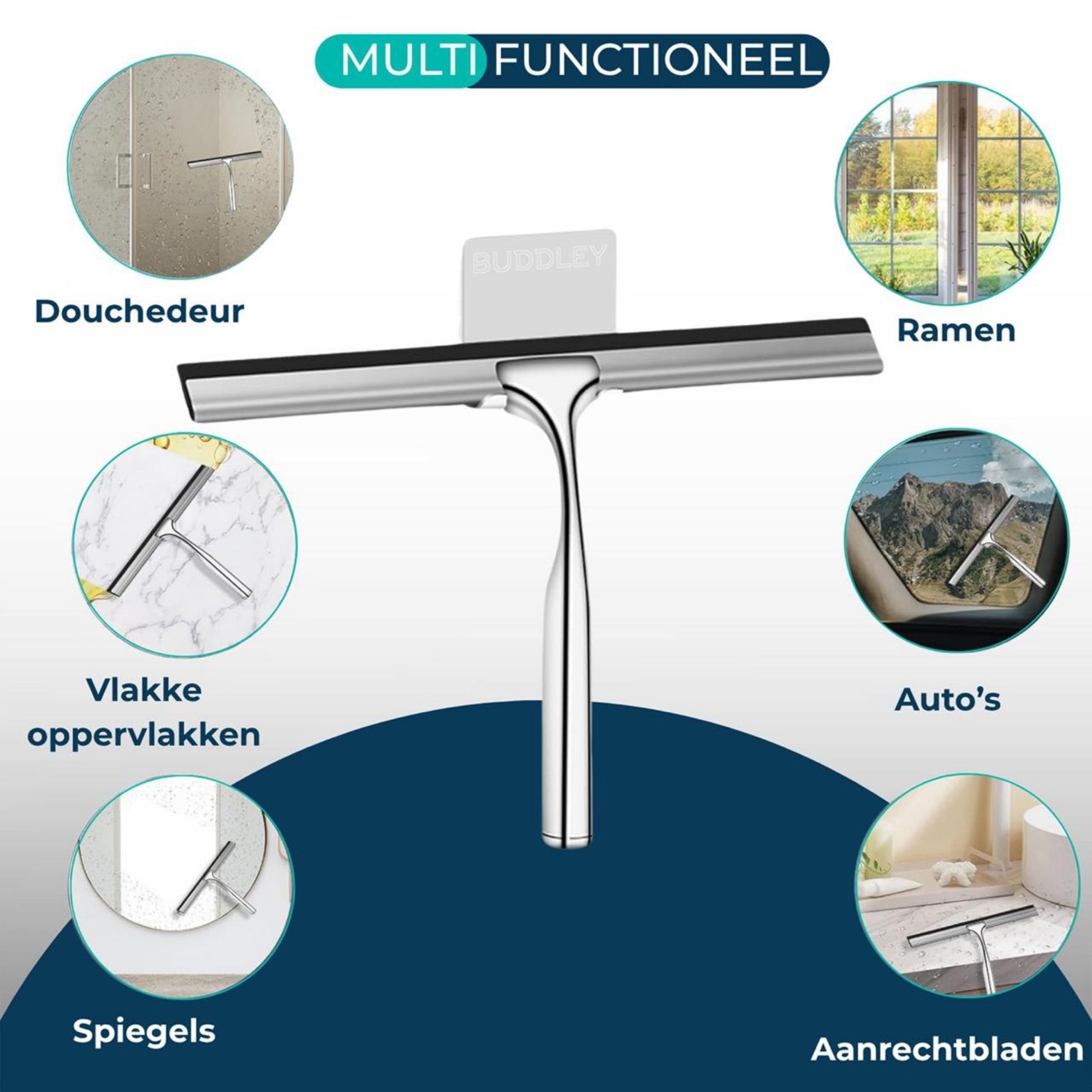 Douchewisser - Luxe Raamtrekker - Trekker Douche