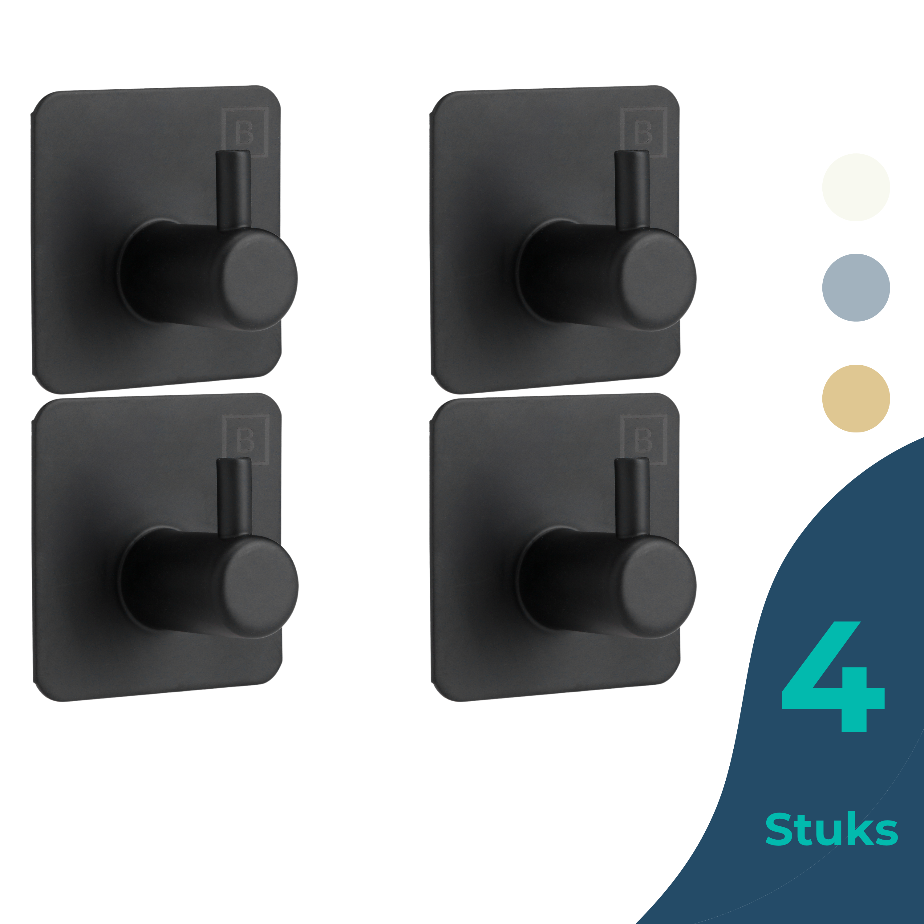 Zelfklevende ophanghaken | 4 stuks