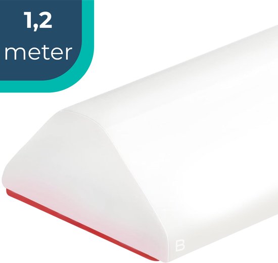 BUDDLEY Wasserstopper 120 cm Silikon Weiß