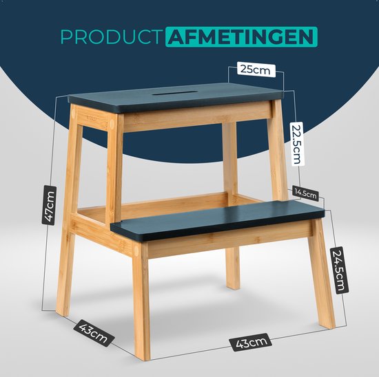 Step stool | Blue Bamboo