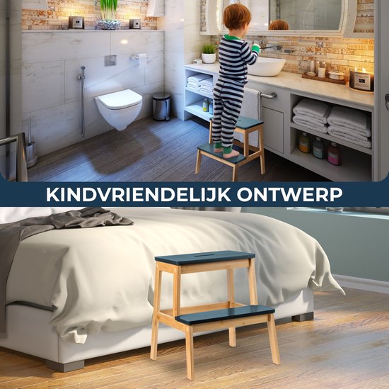 Badkamerkop bamboe van bamboe, groot stabiel stavlak Badkamerkop bamboe van bamboe, groot stabiel stavlak