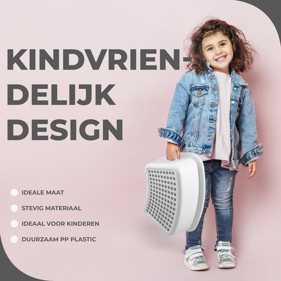 Tritthocker Weiß | Ideal für Kinder