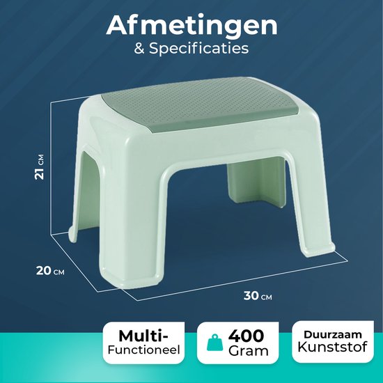 Grüner und blauer Schrittschritt | Höhe 21cm | Zwei Stücke