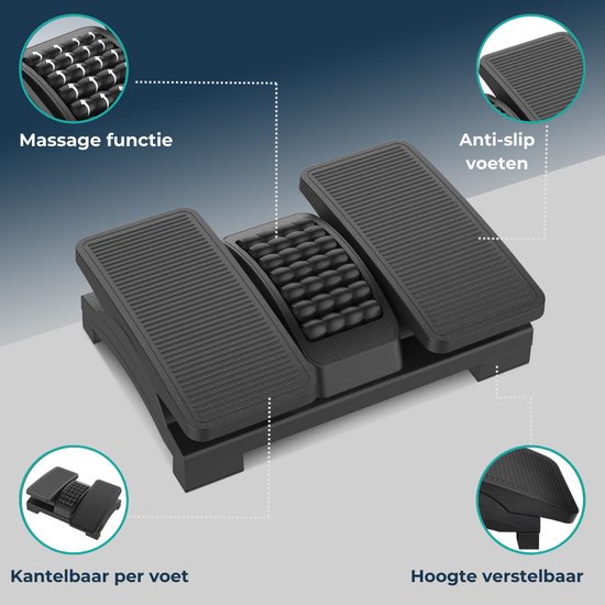 Fußstütze | Einstellbar und mit neigbarer Plattform