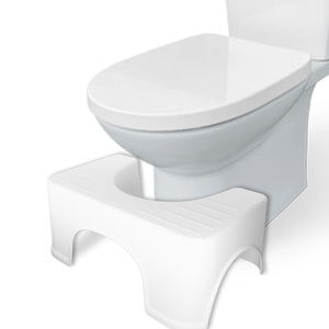 NIEUW Toiletkrukje Wit 19 cm 100% PP ergonomische vorm vochtbestendig