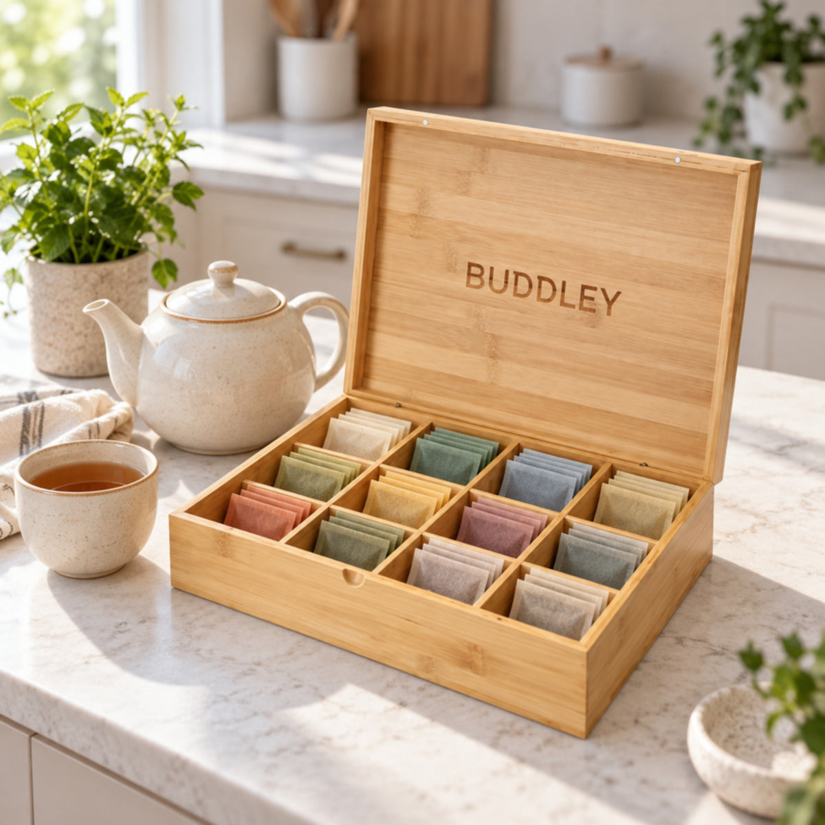 BUDDLEY Theedoos Assam 12 vakken